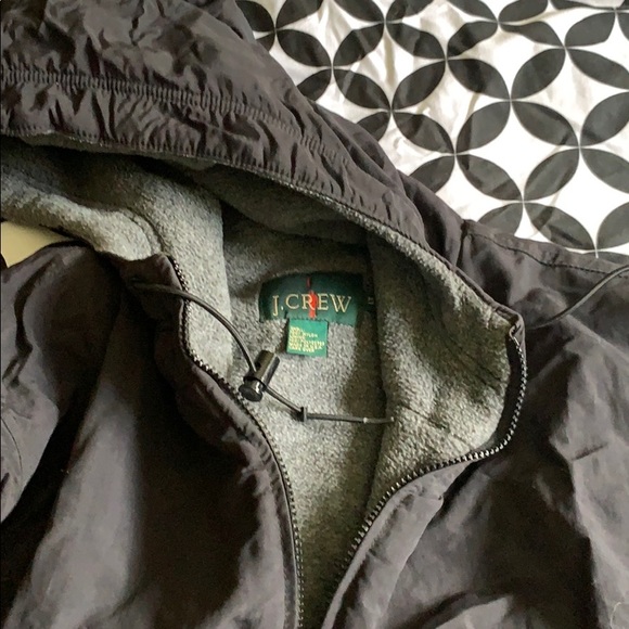 J Crew L Tall Fleece lined parka pullover great! - Picture 3 of 3